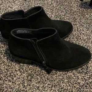 Black ankle boots